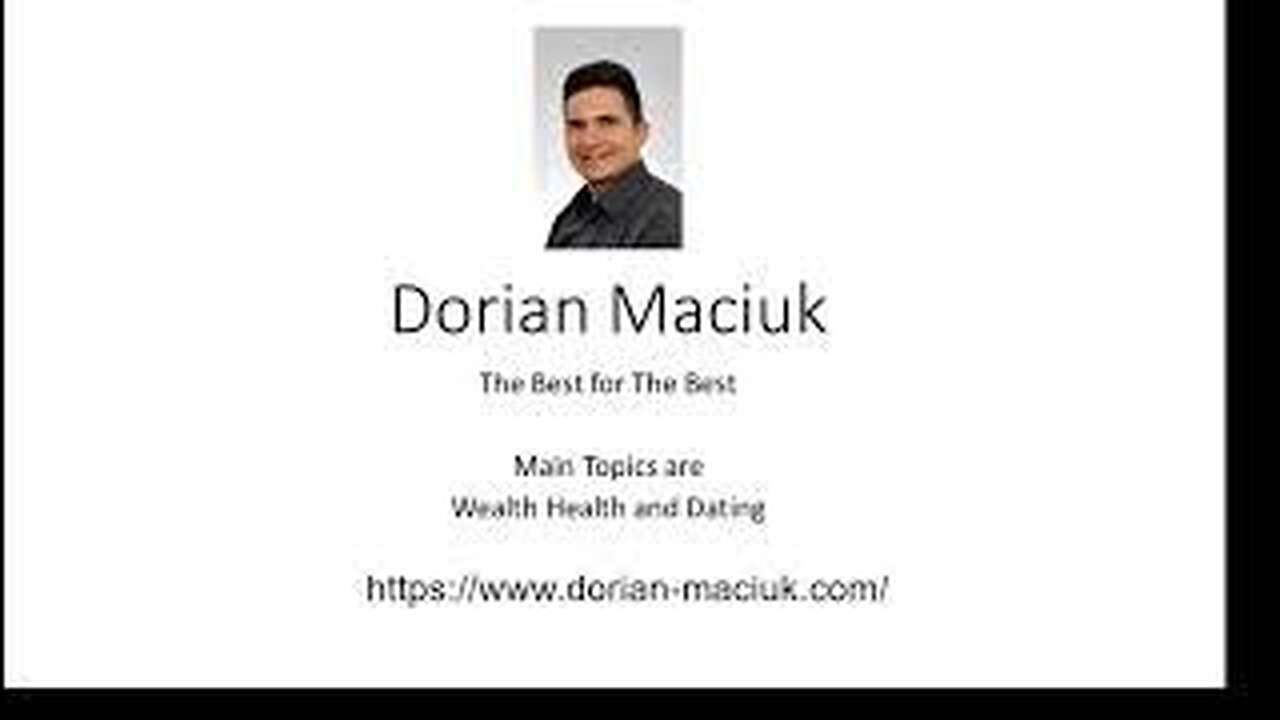 Walkthrough the best of the best of my webpresence: https://www.dorian-maciuk.com