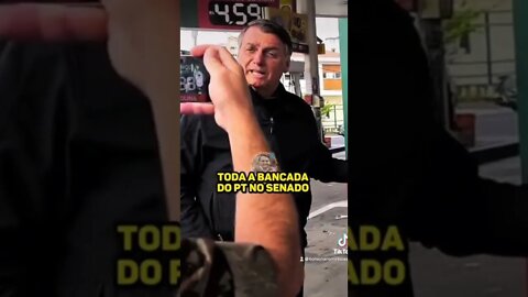 Bolsonaro fala da redução do preço dos combustíveis