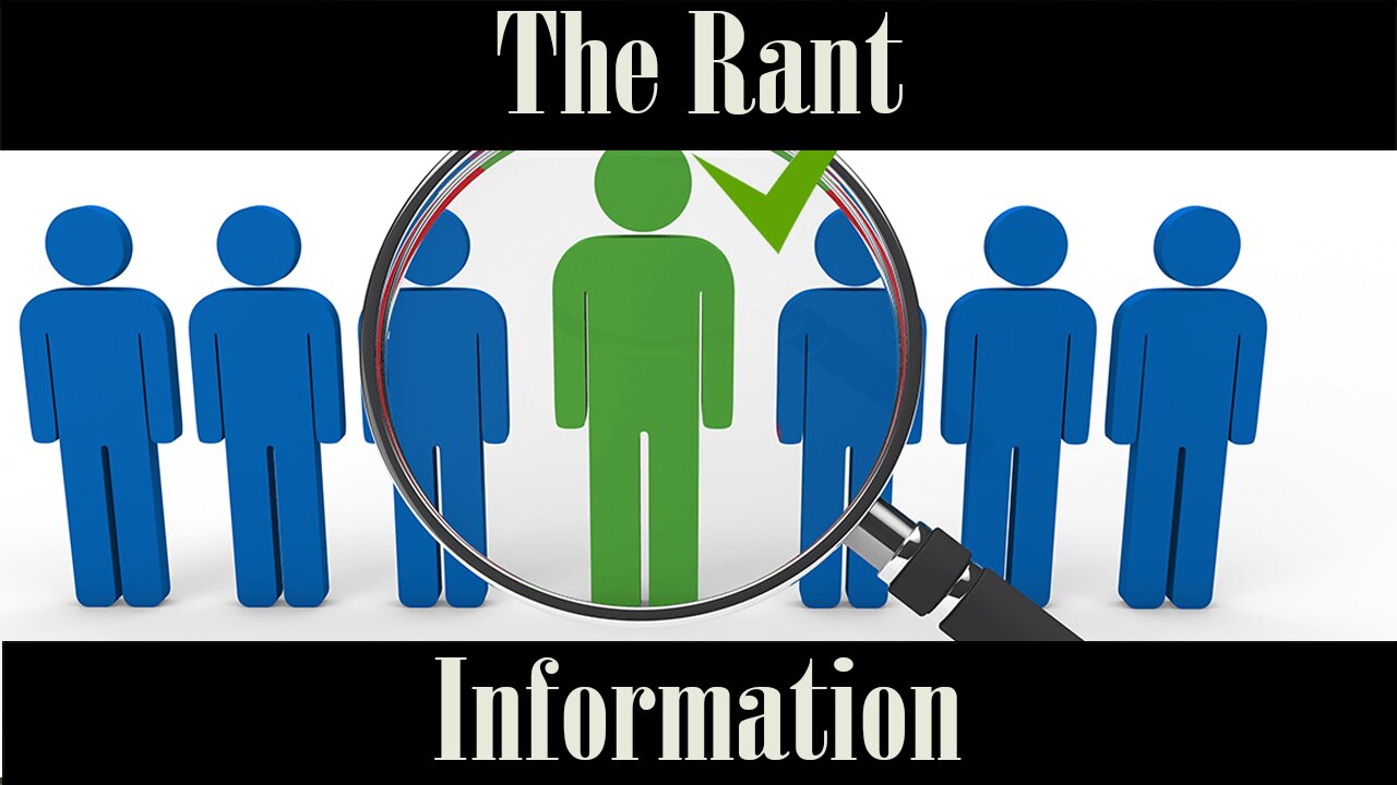 The Rant-Misinformation