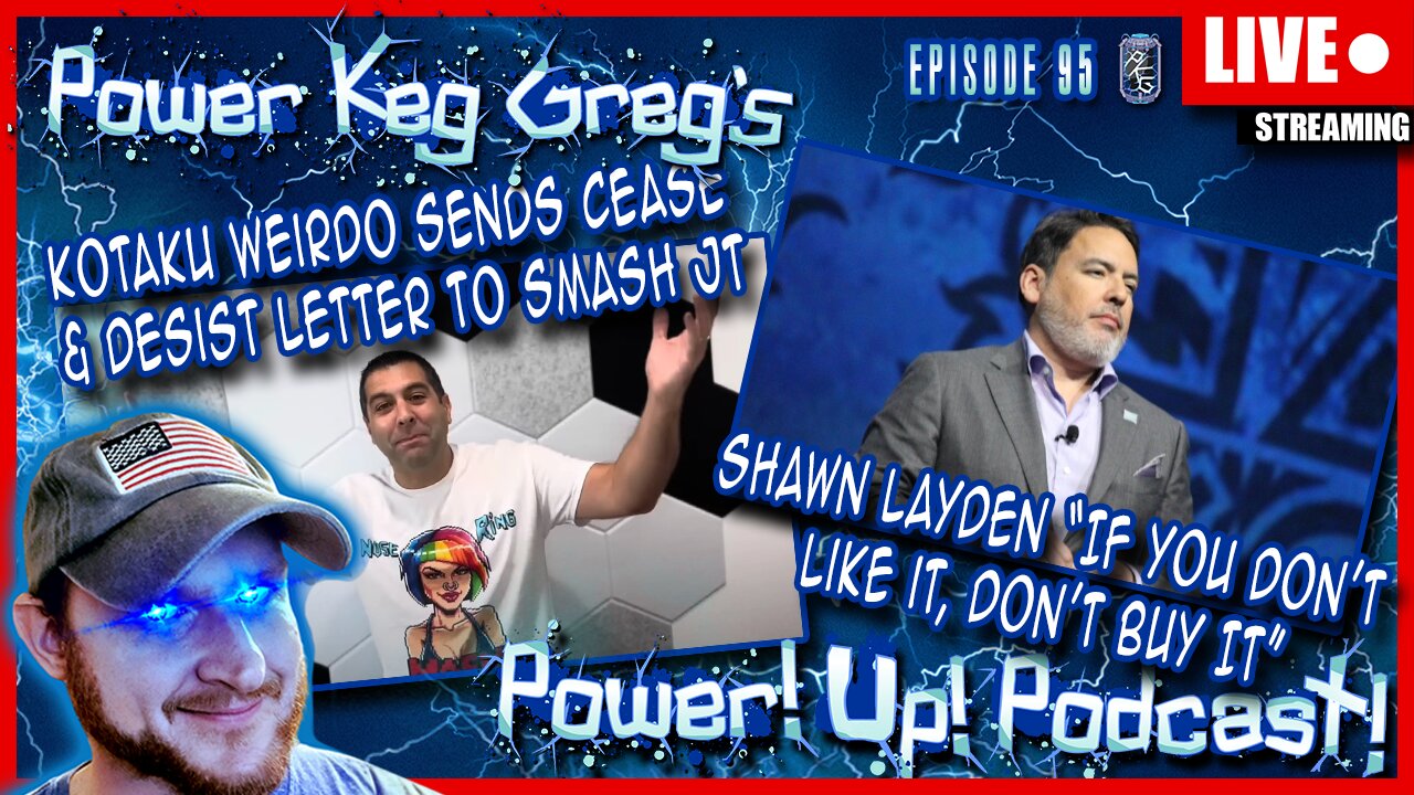 Koktaku Weirdo Goes After Smash JT? Ex Sony Boss Tells People Dont Buy! | Power!Up!Podcast! Ep: 95