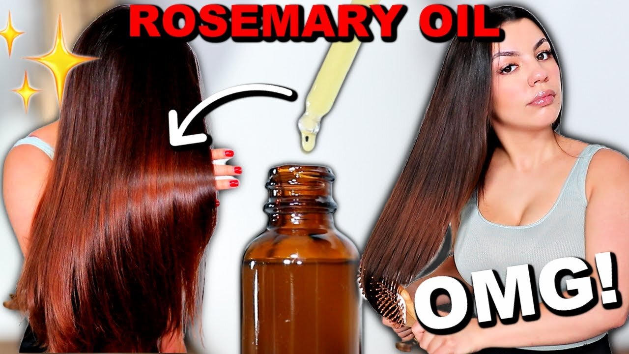 Grow Hair Like Crazy with This Rosemary Oil Trick