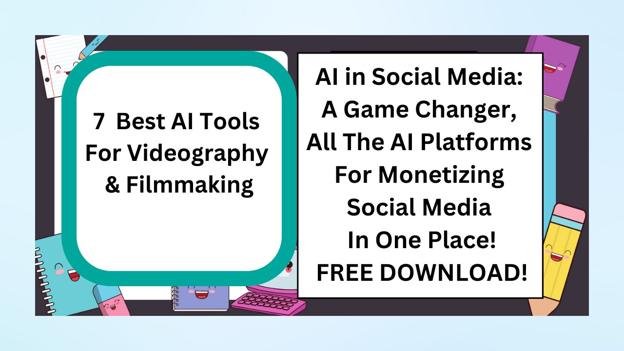 7 Best AI Tools For Videography & Filmmaking & More.