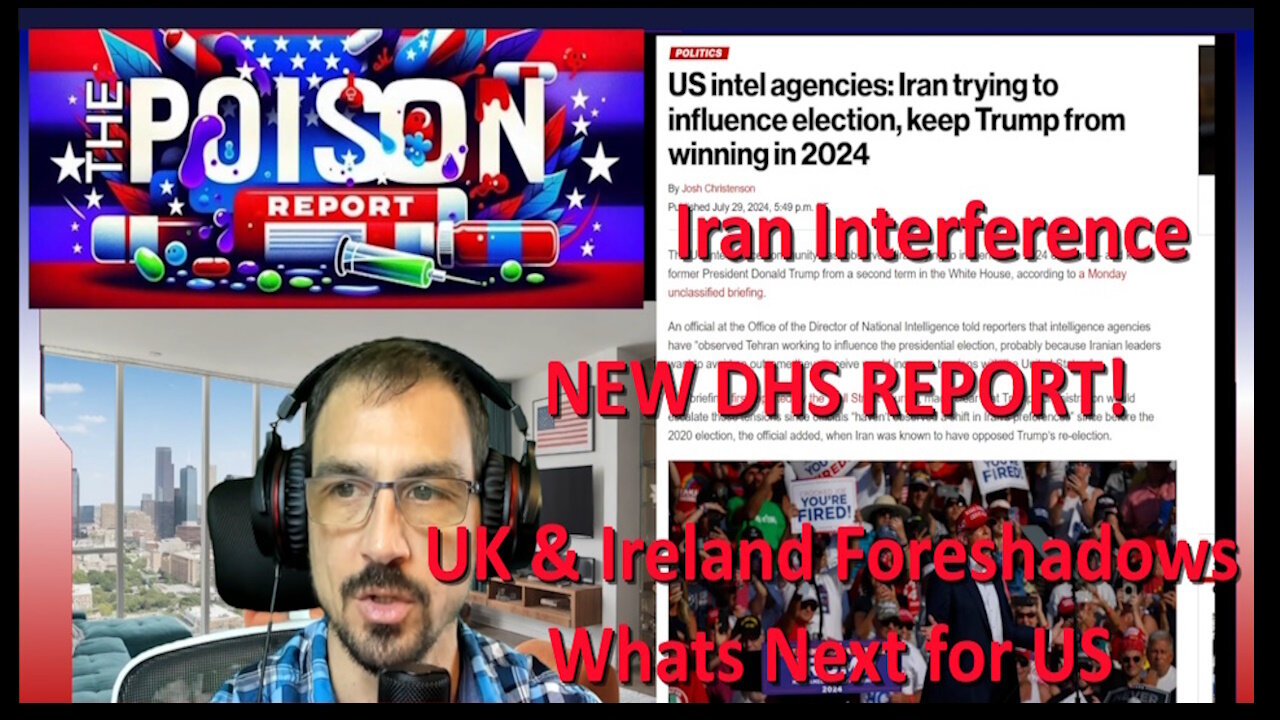 Iran interference, NEW DHS Report, Irish Assimilation, US bombs Yemen, and MORE