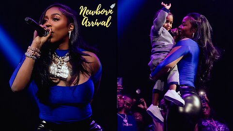 Kash Doll Takes Son Kashton On Stage During Her Hometown Detroit Performance! 🎤