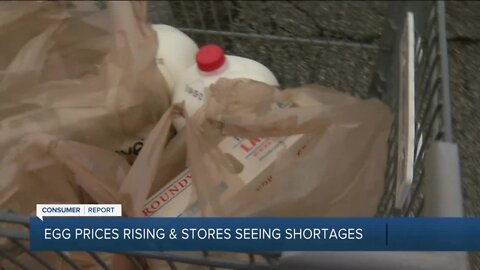 I-Team captures egg prices for months with price tracker project; data shows big recent spike