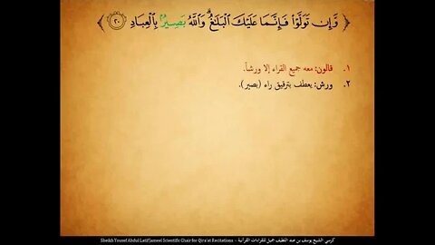 21 الربع الواحد والعشرون قل أؤنبئكم