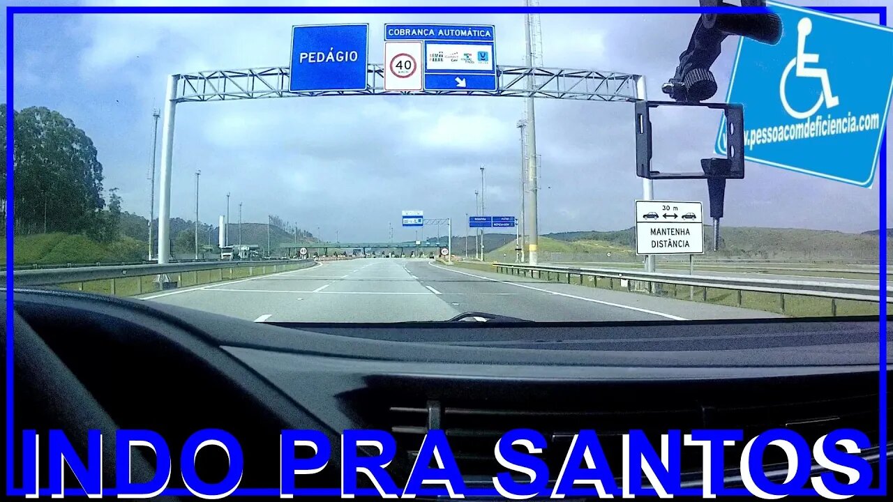 Incrível, subi um vídeo de 2018 indo pra Santos.