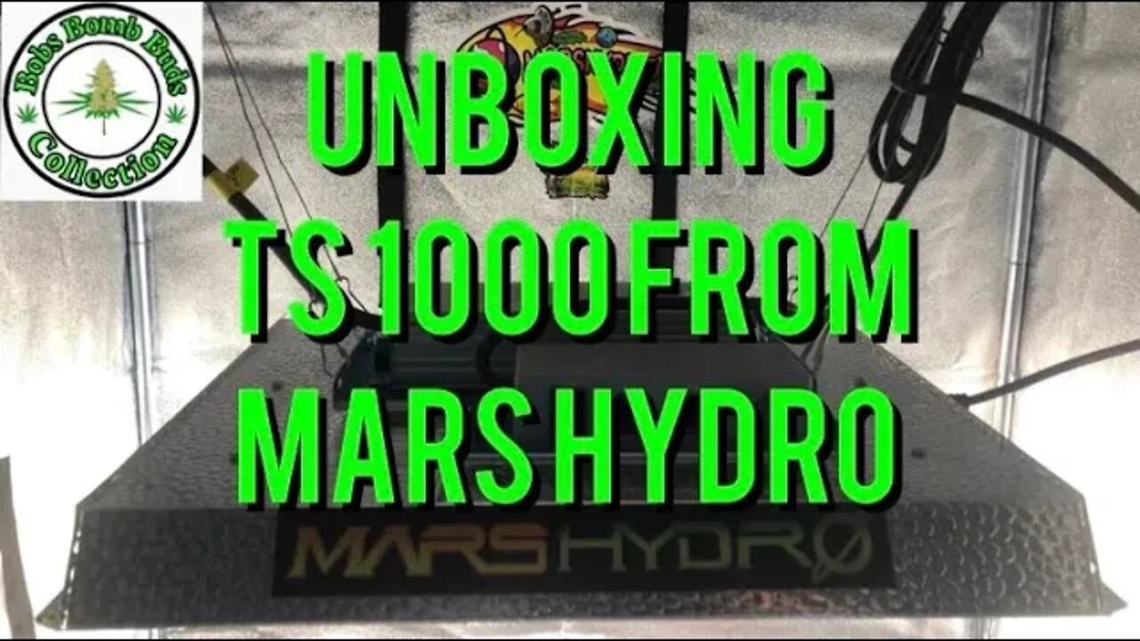 Unboxing A Mars Hydro TS 1000 LED Grow Light