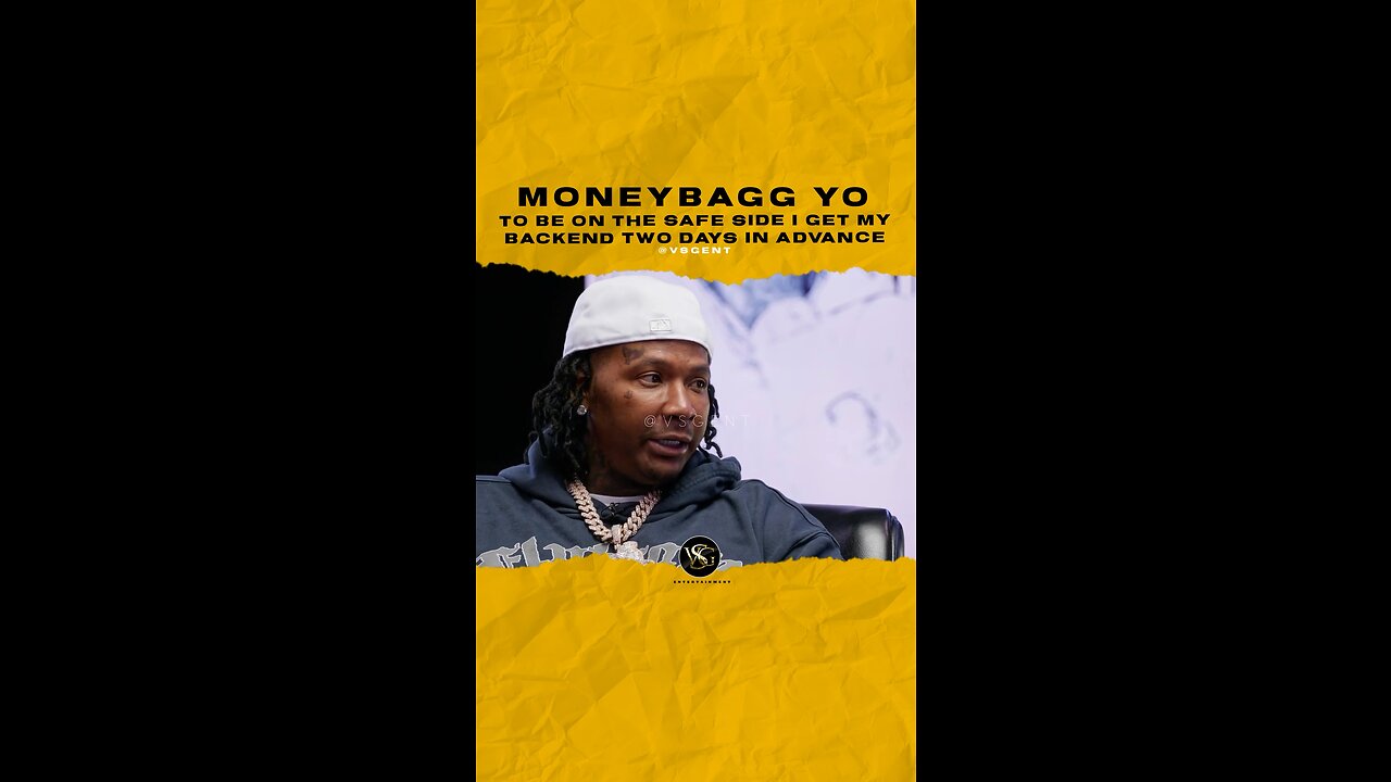 #moneybaggyo To be on the safe side I get my backend two days in advance. 🎥 @complex