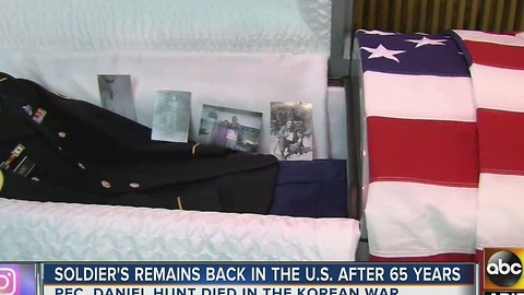 Remains of Pfc. Daniel Hunt, killed in Korea, find final resting place in Arizona 65 years later