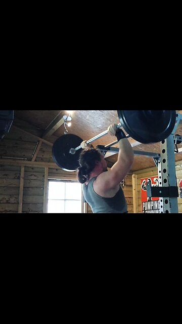 3x10 57.5 Kg Overhead Press. Last Set.