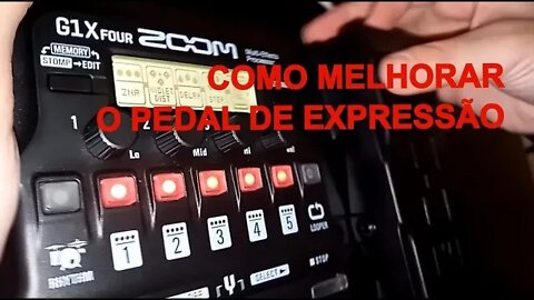 Como melhorar o pedal da Zoom G1x Four