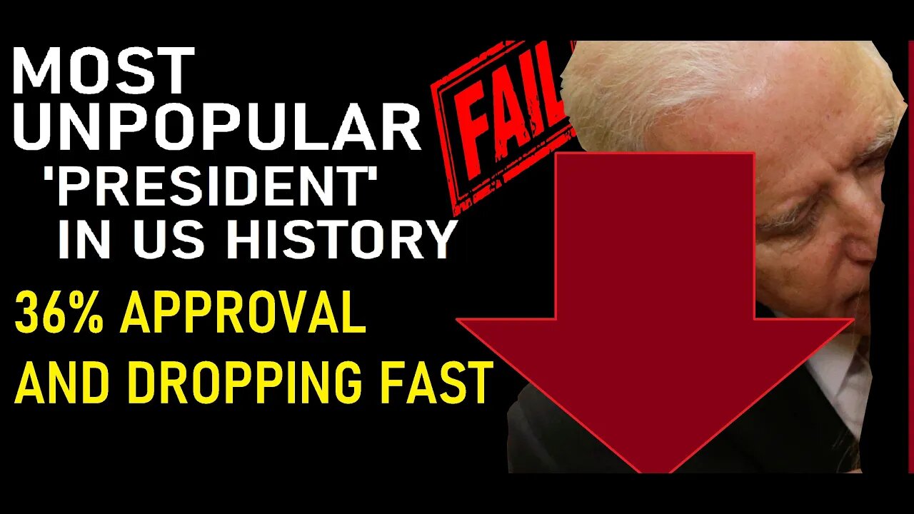Biden at 36% approval, too unpopular to spend 3.5 TRILLION and change our Economy. RESIGN NOW LOSER