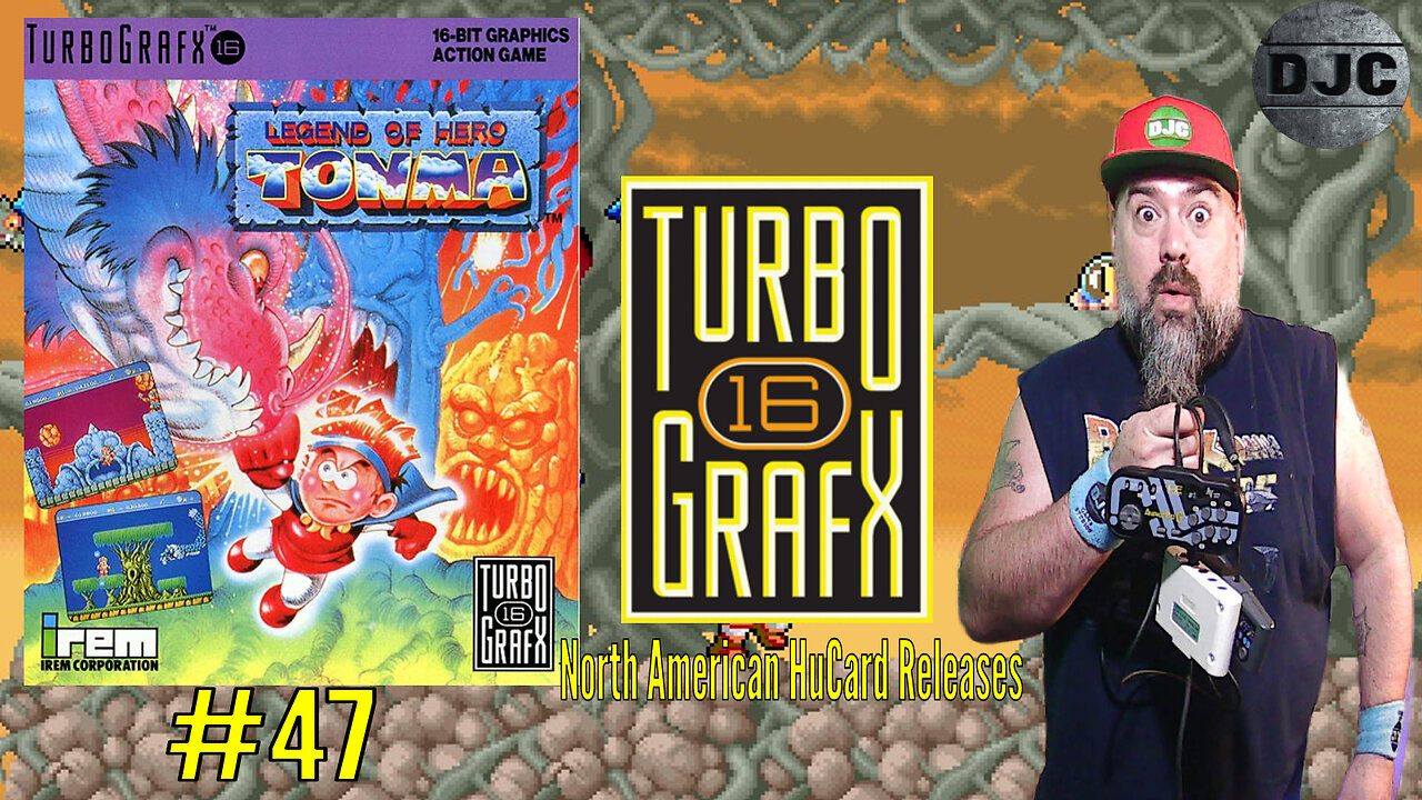 TURBOGRAFX 16 - North American HuCard Releases #47 -"LEGEND OF HERO TONMA"