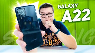 Galaxy A22 - Pontos Positivos e Negativos!