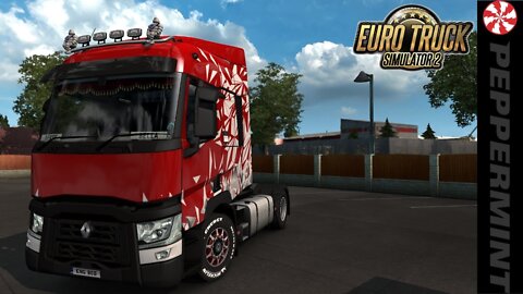 ETS2 Trucking On Peppermint 10 Linux LIVE #7 (Euro Truck Simulator 2) Renault T Series