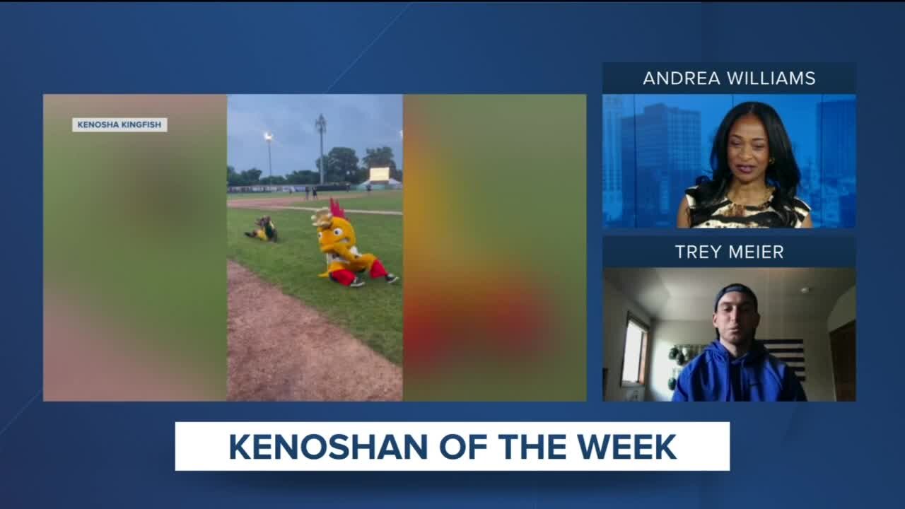 Kenoshan of the Week: Trey Meier, the Kenosha Kingfish mascot