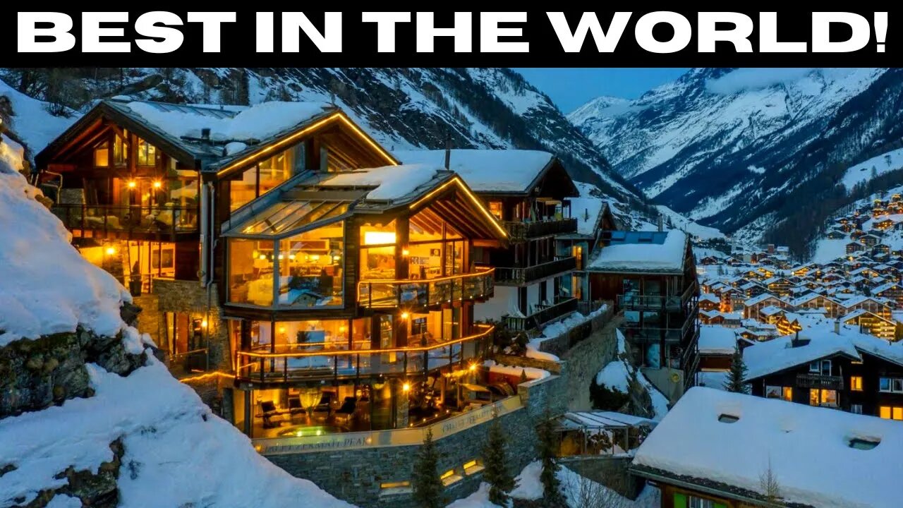 Inside The MOST INSANE Luxury Ski Chalets In The World