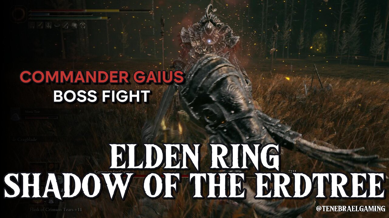 COMMANDER GAIUS #eldenring #shadowoftheerdtree #BOSSFIGHT