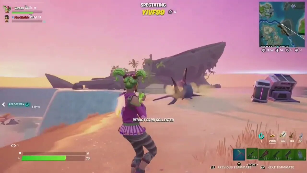 fortnite shark outta nowhere