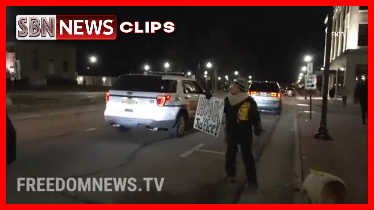 Kenosha: Idiots Chant "F**k Kyle" Outside of Kenosha Court House - 5142