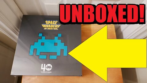 Space Invaders Kickstarter Board Game FINALLY unboxed!