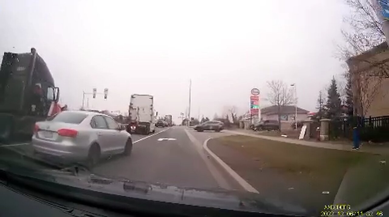 Reckless Driver Almost Crashes