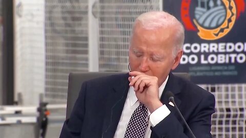 Biden falls asleep again