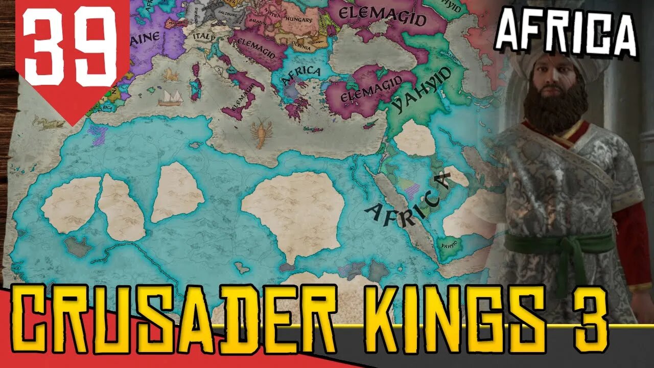 CONQUISTA DA AFRICA - Crusader Kings III Daura #39 [Gameplay PT-BR]