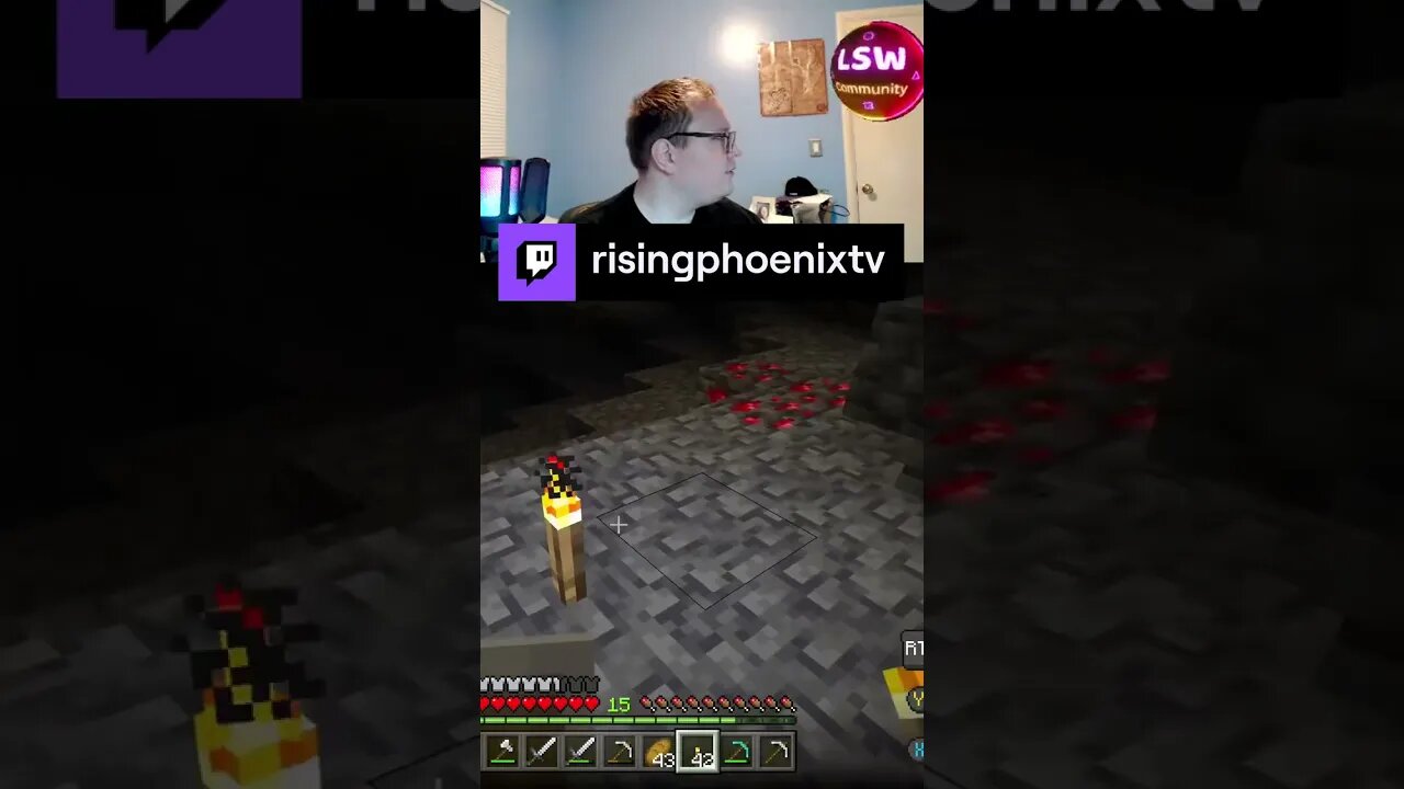 The creeper blew up the Enderman before he could get to me
