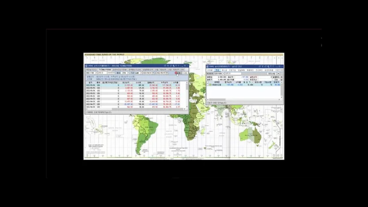 VISIONTUJA20220507 투자결과(해외선물,국내주식)