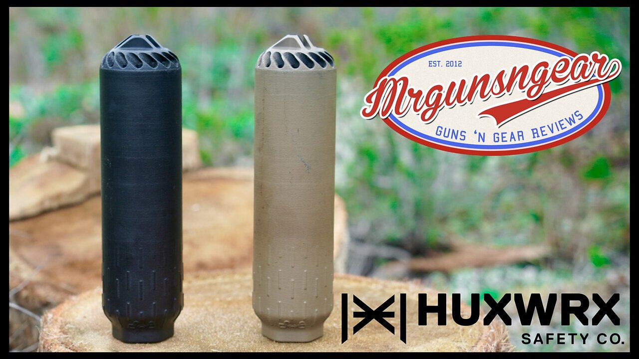 HUXWRX Flow Through 7.62 Ti Lightweight 3D Printed Silencer Test & Review