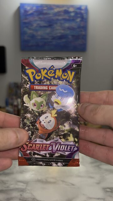 First Hit from Scarlet & Violet #pokemon #pokemoncards