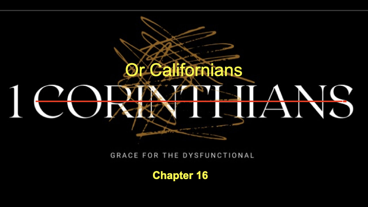 341 1st Corinthians Chapter 16