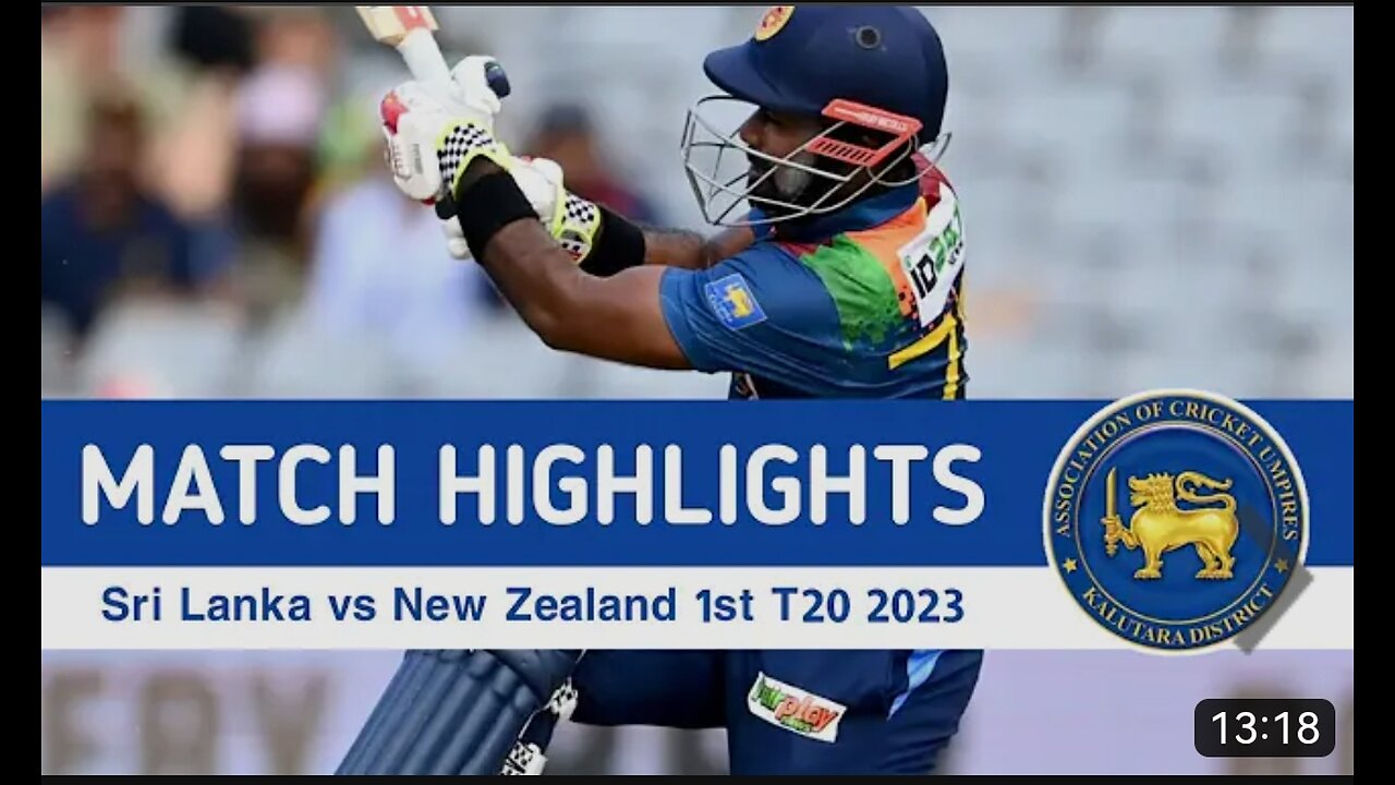 Sri Lanka vs New Zealand 1st T20 2023 Highlights | SL vs NZ