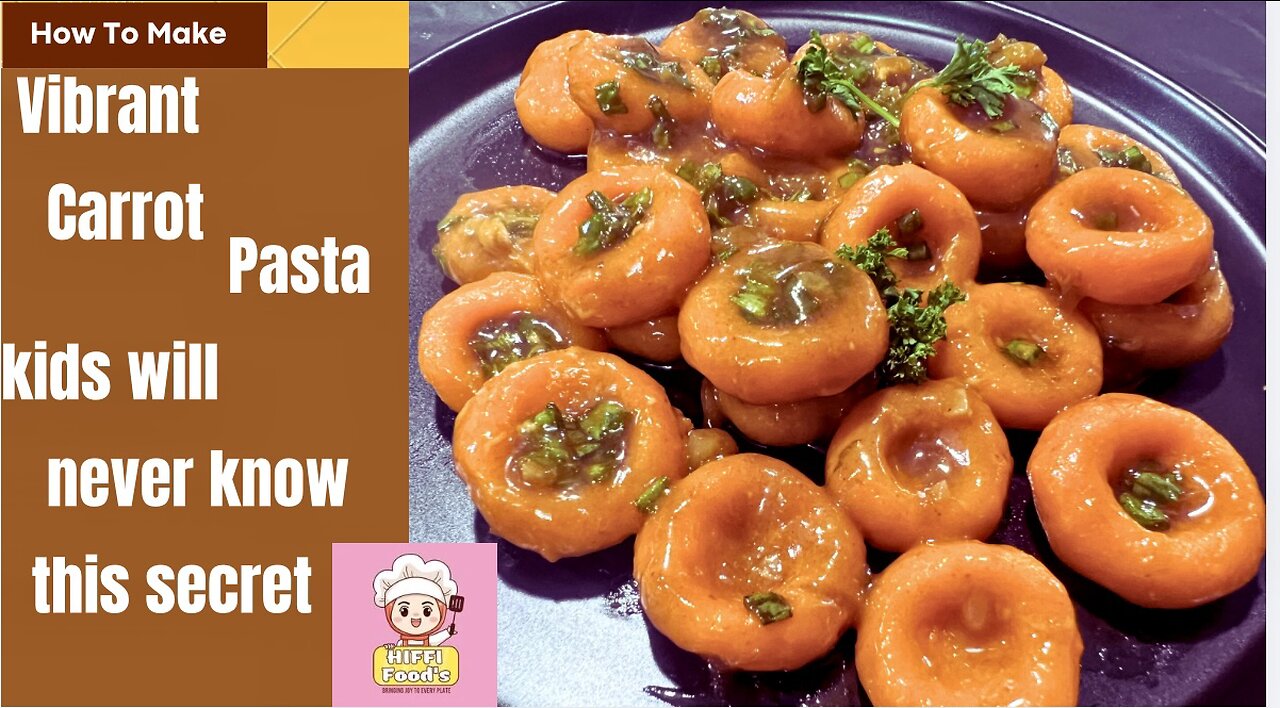 "Carrot-Infused Pasta: A Burst of Flavor and Color