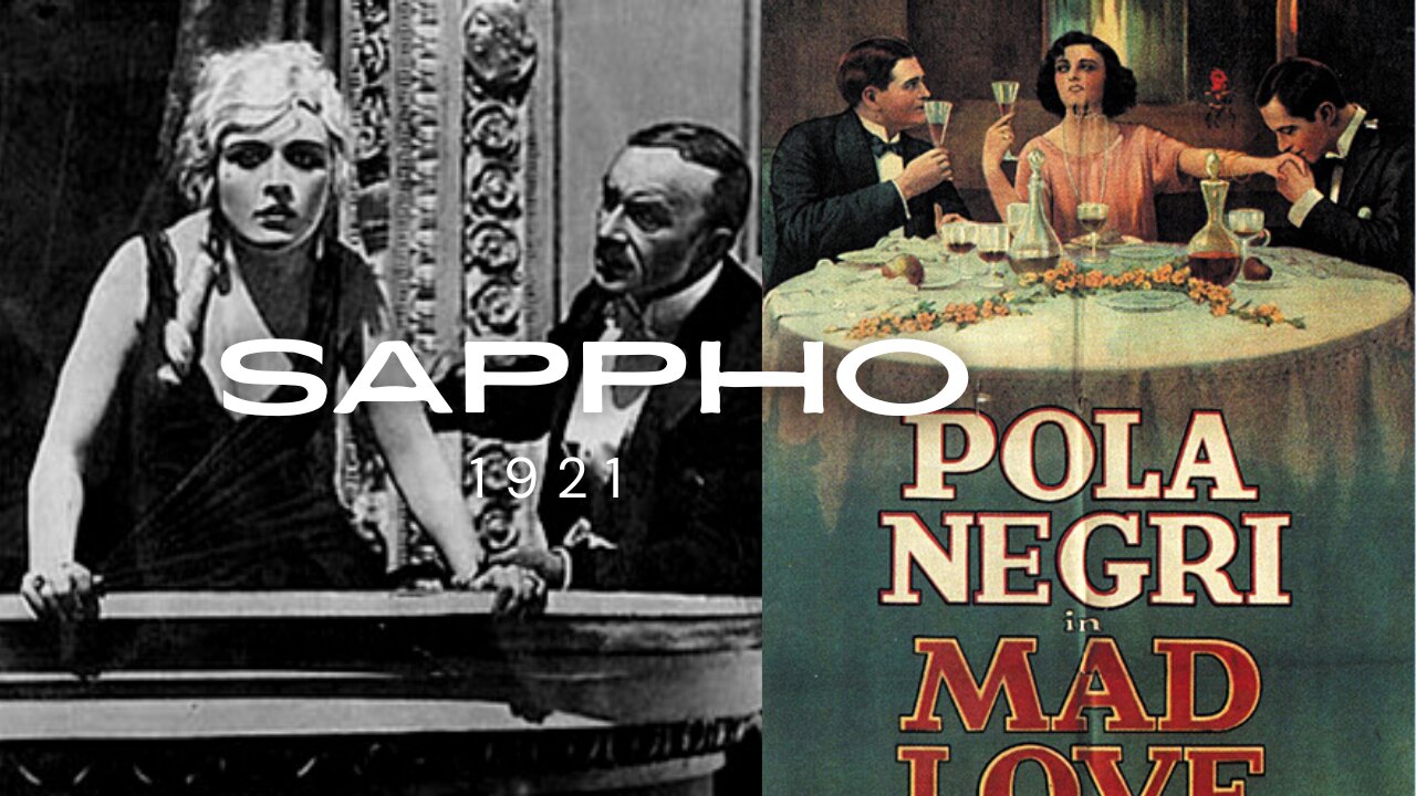 1921 Sappho Mad Love Pola Negri German silent film English subtitles