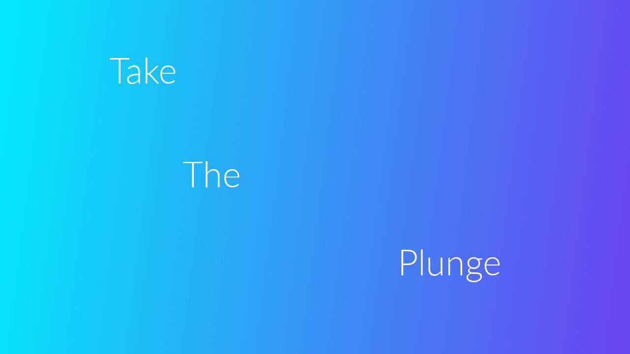 Take The Plunge