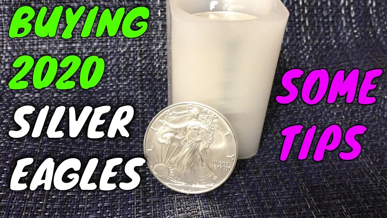 Unboxing A Tube Of 2020 Silver Eagles | Some Tips On Buying