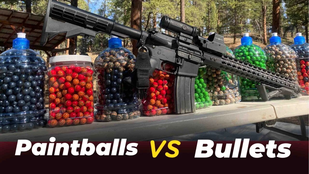 Can 4000 Paintballs Stop a Bullet?