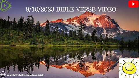 9/10/2023 BIBLE VERSE VIDEO