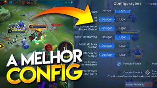 TESTEI A MELHOR CONFIGURAÇÃO PRA JOGAR DE WANWAN NO MOBILE LEGENDS