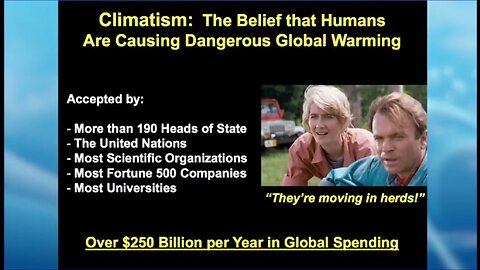 Refresher Course for Joe, Justin and Greta -Climate Change