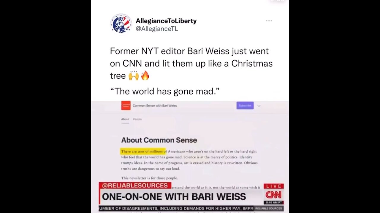 The world has gone mad because of CNN