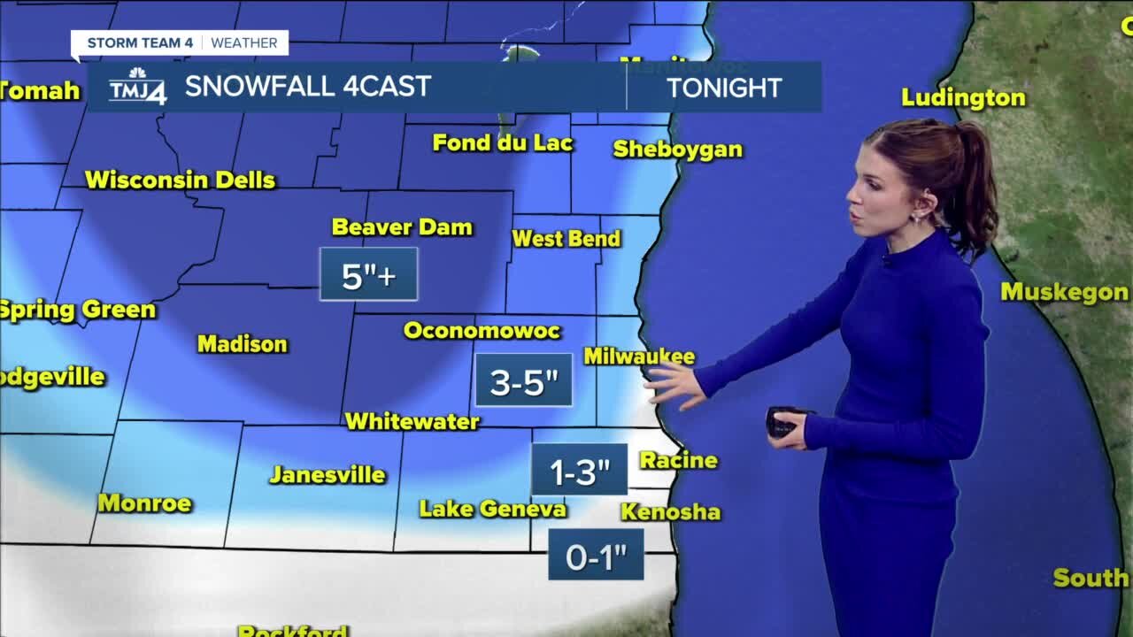 Rain expected Wednesday, snow moves in overnight