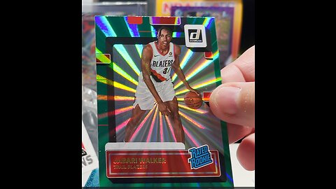 2022-23 Donruss Basketball Blaster 1 S1E2 - Rated Rookie Green Laser!