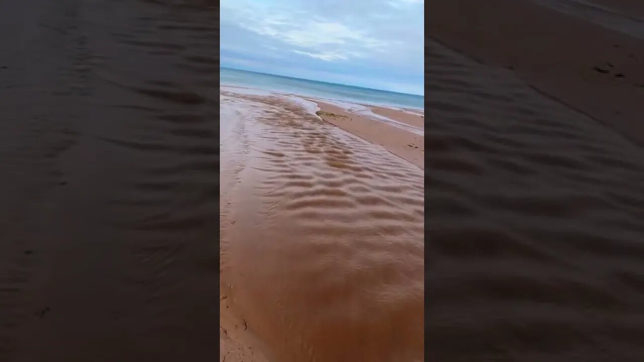Ripples at the beach