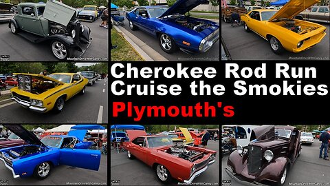 04-27-24 Cherokee Rod Run Cruise the Smokies - Plymouths