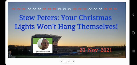 Stew Peters: Christmas Lights (like Epstein) Won't Hang Themselves