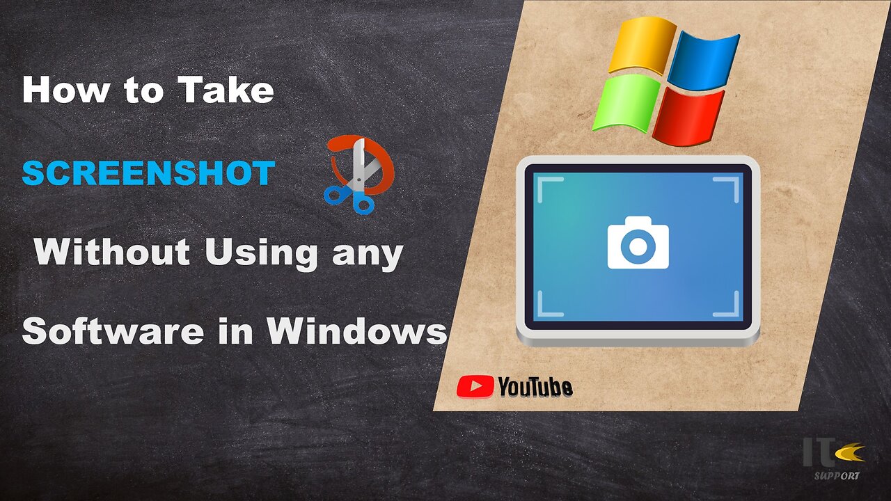 IT Support | How to Take Screenshot on Windows | Snippy Tool | Windows